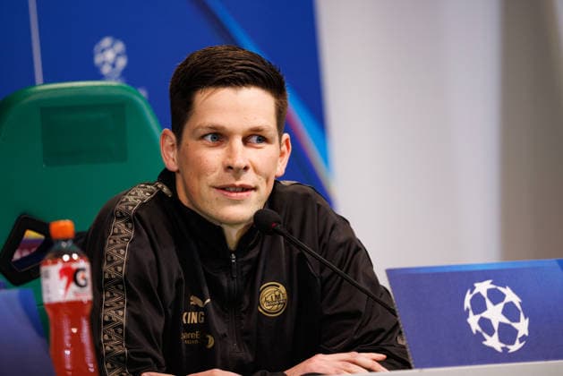 Sondre Brunstad Fet seen during the Bodo Glimt Training Session and press conference, PK, Pressekonferenz before UCL game against Sporting CP at Estadio Jose Alvalade (Maciej Rogowski Ball Raw Images) Lisbon Estadio Jose Alvalade Portugal Copyright: xMaciejxRogowskix maciejrogowski_16032026-04