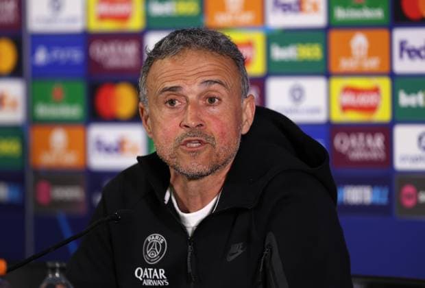 Football, CL, Paris St Germain, Press conference