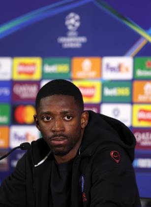 . - Paris Saint-Germain FC press conference, PK, Pressekonferenz and Training Session, MD-1, UEFA Champions League, Round Of 16, 2nd Leg, Chelsea FC v Paris Saint-Germain FC, Stamford Bridge Stadium, London, UK - 16th March 2026. Daniel Weir Crystal Pix Ousmane Dembele of Paris Saint-Germain speaking to the media during the press conference for Paris Saint-Germain FC on MD-1 ahead of the UEFA Champions League match in the Round of 16 2nd Leg match between Chelsea FC v Paris Saint-Germain FC at Stamford Bridge Stadium, London, UK. - Paris Saint-Germain FC Press Conference and Training Session, MD-1, UEFA Champions League, Round Of 16, 2nd Leg, Chelsea FC v Paris Saint-Germain FC, Stamford Bridge Stadium, London, UK - 16th March 2026. Daniel Weir Crystal Pix London Stamford Bridge Stadium UK Copyright: xDanielxWeirx CP_PSG_Press Conference_Training_160326_DW03