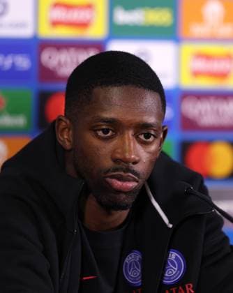 . - Paris Saint-Germain FC press conference, PK, Pressekonferenz and Training Session, MD-1, UEFA Champions League, Round Of 16, 2nd Leg, Chelsea FC v Paris Saint-Germain FC, Stamford Bridge Stadium, London, UK - 16th March 2026. Daniel Weir Crystal Pix Ousmane Dembele of Paris Saint-Germain speaking to the media during the press conference for Paris Saint-Germain FC on MD-1 ahead of the UEFA Champions League match in the Round of 16 2nd Leg match between Chelsea FC v Paris Saint-Germain FC at Stamford Bridge Stadium, London, UK. - Paris Saint-Germain FC Press Conference and Training Session, MD-1, UEFA Champions League, Round Of 16, 2nd Leg, Chelsea FC v Paris Saint-Germain FC, Stamford Bridge Stadium, London, UK - 16th March 2026. Daniel Weir Crystal Pix London Stamford Bridge Stadium UK Copyright: xDanielxWeirx CP_PSG_Press Conference_Training_160326_DW14