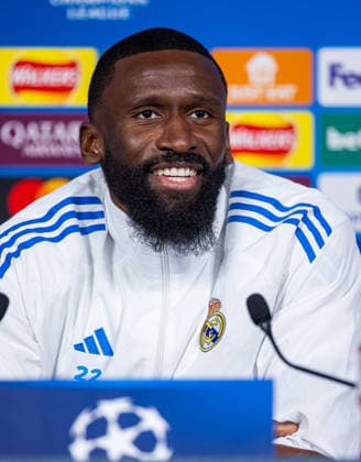 Football - UEFA Champions League - Round of 16 - 2nd Leg - Manchester City FC v Real Madrid CF - MD-1 MANCHESTER, ENGLAND - Monday, March 16, 2026: Real Madrid s Antonio Rüdiger during a training session at the City of Manchester Stadium ahead of the UEFA Champions League Round of 16 2nd Leg match between Manchester City FC and Real Madrid CF. (Photo by David Rawcliffe Propaganda) MANCHESTER City of Manchester Stadium GREATER MANCHESTER ENGLAND  Copyright: xDavidxRawcliffex P2026-03-16-Man_City_Madrid_MD-1-3