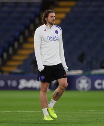 . - Paris Saint-Germain FC press conference, PK, Pressekonferenz and Training Session, MD-1, UEFA Champions League, Round Of 16, 2nd Leg, Chelsea FC v Paris Saint-Germain FC, Stamford Bridge Stadium, London, UK - 16th March 2026. Daniel Weir Crystal Pix Illya Zabarnyi of Paris Saint-Germain. - Paris Saint-Germain FC Press Conference and Training Session, MD-1, UEFA Champions League, Round Of 16, 2nd Leg, Chelsea FC v Paris Saint-Germain FC, Stamford Bridge Stadium, London, UK - 16th March 2026. Daniel Weir Crystal Pix London Stamford Bridge Stadium UK Copyright: xDanielxWeirx CP_PSG_Press Conference_Training_160326_DW57