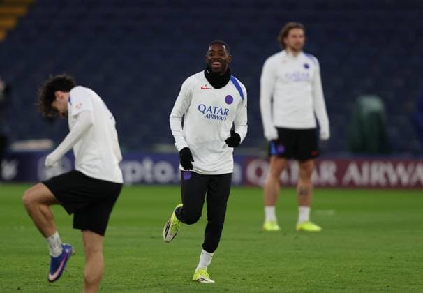 . - Paris Saint-Germain FC press conference, PK, Pressekonferenz and Training Session, MD-1, UEFA Champions League, Round Of 16, 2nd Leg, Chelsea FC v Paris Saint-Germain FC, Stamford Bridge Stadium, London, UK - 16th March 2026. Daniel Weir Crystal Pix Ousmane Dembele of Paris Saint-Germain. - Paris Saint-Germain FC Press Conference and Training Session, MD-1, UEFA Champions League, Round Of 16, 2nd Leg, Chelsea FC v Paris Saint-Germain FC, Stamford Bridge Stadium, London, UK - 16th March 2026. Daniel Weir Crystal Pix London Stamford Bridge Stadium UK Copyright: xDanielxWeirx CP_PSG_Press Conference_Training_160326_DW59