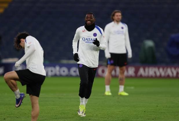 . - Paris Saint-Germain FC press conference, PK, Pressekonferenz and Training Session, MD-1, UEFA Champions League, Round Of 16, 2nd Leg, Chelsea FC v Paris Saint-Germain FC, Stamford Bridge Stadium, London, UK - 16th March 2026. Daniel Weir Crystal Pix Ousmane Dembele of Paris Saint-Germain. - Paris Saint-Germain FC Press Conference and Training Session, MD-1, UEFA Champions League, Round Of 16, 2nd Leg, Chelsea FC v Paris Saint-Germain FC, Stamford Bridge Stadium, London, UK - 16th March 2026. Daniel Weir Crystal Pix London Stamford Bridge Stadium UK Copyright: xDanielxWeirx CP_PSG_Press Conference_Training_160326_DW60