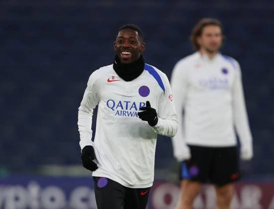 . - Paris Saint-Germain FC press conference, PK, Pressekonferenz and Training Session, MD-1, UEFA Champions League, Round Of 16, 2nd Leg, Chelsea FC v Paris Saint-Germain FC, Stamford Bridge Stadium, London, UK - 16th March 2026. Daniel Weir Crystal Pix Ousmane Dembele of Paris Saint-Germain. - Paris Saint-Germain FC Press Conference and Training Session, MD-1, UEFA Champions League, Round Of 16, 2nd Leg, Chelsea FC v Paris Saint-Germain FC, Stamford Bridge Stadium, London, UK - 16th March 2026. Daniel Weir Crystal Pix London Stamford Bridge Stadium UK Copyright: xDanielxWeirx CP_PSG_Press Conference_Training_160326_DW61
