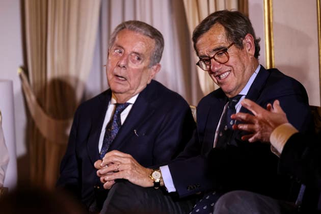 March 16, 2026, Barcelona, Barcelona, Spain: Javier Godo, Count of Godol and Xavier Pujol, CEO of the Barcelona Open Banc Sabadell during the presentation of the ATP, Tennis Herren 500 Barcelona Open Banc Sabadell - 73nd Conde de Godo Trophy at Palauet Albeniz on March 16, 2026 in Barcelona, Spain. Presentation Of The ATP 500 Barcelona Open Banc Sabadell - 73nd Conde De Godo Trophy  - ZUMAa181 20260316_zaa_a181_006 Copyright: xJavierxBorregox