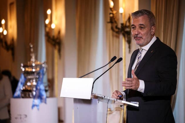 March 16, 2026, Barcelona, Barcelona, Spain: Jaume Collboni, Major of Barcelona during the presentation of the ATP, Tennis Herren 500 Barcelona Open Banc Sabadell - 73nd Conde de Godo Trophy at Palauet Albeniz on March 16, 2026 in Barcelona, Spain. Barcelona Spain - ZUMAa181 20260316_zaa_a181_016 Copyright: xJavierxBorregox
