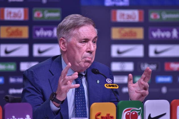 RECORD DATE NOT STATED Brazilian national team, Nationalteam squad announcement for friendlies against France and Croatia. Rio de Janeiro (RJ), 03 16 2026 - Brazilian National Team Squad Announcement CBF Carlo Ancelotti - Coach Carlo Ancelotti will announce this Monday (03 16) the Brazilian national team s squad for the friendlies against France and Croatia in the United States. These will be Brazil s last two games before the final list of players called up for the World Cup. (Foto: Saulo Angelo Thenews2 imago images) SPO  Copyright: xSauloxAngelox