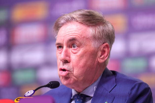 Carlo Ancelotti announces the Brazilian squad for the international friendlies against France and Croatia Brazil s national football team coach Italian Carlo Ancelotti speaks during a press conference, PK, Pressekonferenz to announce the squad for the international friendlies against France and Croatia, at the Brazilian Football Confederation headquarters, in Rio de Janeiro, Brazil, on March 16, 2026. Photo: PEDRO KIRILOS ESTADAO CONTEUDO RIO DE JANEIRO RJ BRAZIL  Copyright: xPEDROxKIRILOSx
