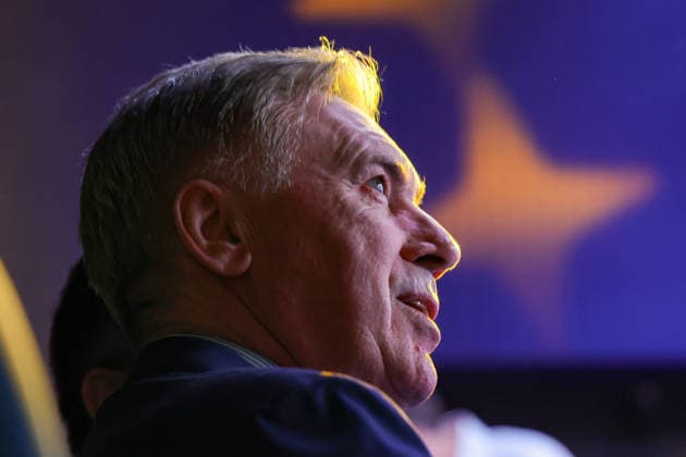 Carlo Ancelotti announces the Brazilian squad for the international friendlies against France and Croatia Brazil s national football team coach Italian Carlo Ancelotti looks up just before to announce the squad for the international friendlies against France and Croatia, at the Brazilian Football Confederation headquarters, in Rio de Janeiro, Brazil, on March 16, 2026. Photo: PEDRO KIRILOS ESTADAO CONTEUDO RIO DE JANEIRO RJ BRAZIL  Copyright: xPEDROxKIRILOSx