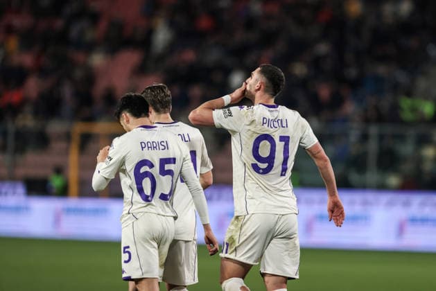 US Cremonese v ACF Fiorentina - Serie A Roberto Piccoli of ACF Fiorentina celebrates after scoring a goal during the Serie A football match between US Cremonese and ACF Fiorentina at Giovanni Zini Stadium in Cremona, Italy, on March 16, 2026. Cremona Italy  Copyright: xEmanuelexComincinix originalFilename:comincini-uscremon260316_nptZY.jpg