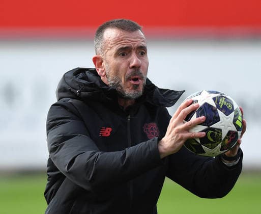 16 03 2026, xophax, Football , UEFA Champions League , 2025 2026 , Bayer Leverkusen training ahead of second leg against Arsenal London Miguel Angel Campos Bayer 04 Leverkusen Leverkusen