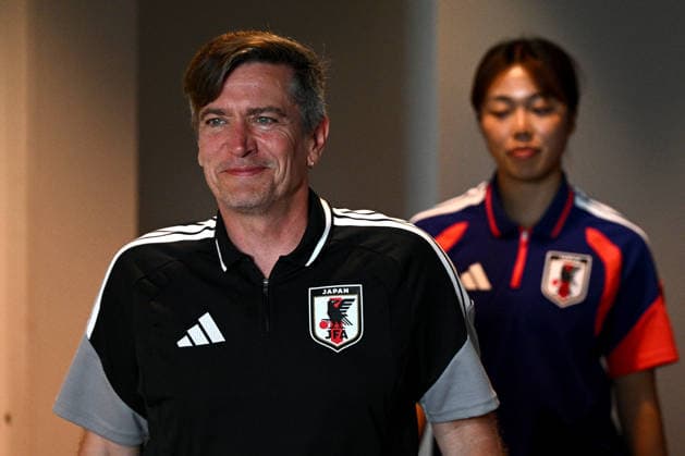 ASIAN CUP WOMEN PRESS CONFERENCES, Japan Head Coach Nils Nielsen arrives to speak to media ahead of the Women s Asian Cup semi-final at Accor Stadium in Sydney, Tuesday, March 17, 2026. ( NO ARCHIVING SYDNEY NEW SOUTH WALES AUSTRALIA  Copyright: xDANxHIMBRECHTSx 20260317145230207370