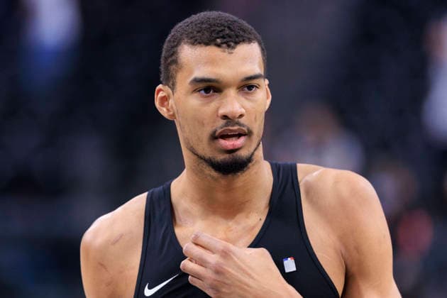 March 16, 2026, Inglewood, California, USA: Victor Wembanyama 1 of the San Antonio Spurs during warm ups prior to their regular season NBA, Basketball Herren, USA game against the Los Angeles Clippers on Monday March 16, 2026 at Intuit Dome in Inglewood, California. ARIANA RUIZ PI Inglewood USA - ZUMAp124 20260316_zaa_p124_025 Copyright: xArianaxRuizx