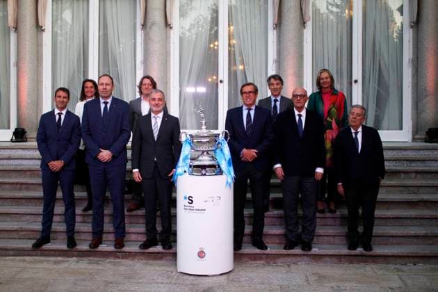 March 16, 2026, Sabadell, Barcelona, Spain: Barcelona Spain 16.03.2026 Berni oÂlvarez (Conseller of Sports of the Generalitat), Javier de GodoÂ³ (president editor of the Godo group),David Escude (President of the Barcelona Sports Institute)., Jaume Collboni (Mayor of Barcelona), Sonia Roig (Sports Vice President and head of the RCTB Sports Committee), Tommy Robredo (Sports Director of the Barcelona Open) and Jordi Cambra (president Barcelona Open) look during the presentation Barcelona Open at in the Palauet Albeniz on 16 March 2026 in Barcelona. Tennis 2026: Presentation Barcelona Open  - ZUMAu50_ 20260316_zsp_u50_030 Copyright: xXavixUrgelesx