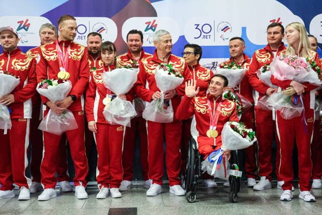 Milano Cortina 2026, Paralympics, Team Russia, Reception in Moscow