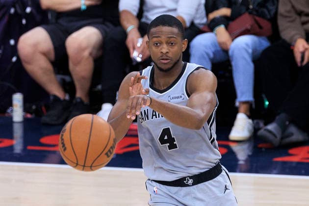 March 16, 2026, Inglewood, California, USA: DeÃ¢â‚¬â ¢Aaron Fox 4 of the San Antonio Spurs during their regular season NBA, Basketball Herren, USA game against the Los Angeles Clippers on Monday March 16, 2026 at Intuit Dome in Inglewood, California. Clippers lose to Spurs, 119-115. ARIANA RUIZ PI Inglewood USA - ZUMAp124 20260316_zaa_p124_033 Copyright: xArianaxRuizx