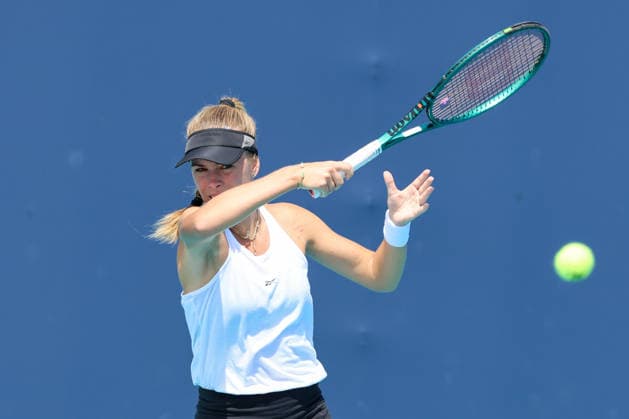 Miami Open: trainings Magdalena Frech during Miami Open WTA, Tennis Damen tennis tournament trainings in Miami, USA, on March 16, 2026 Miami USA  Copyright: xFotoxOlimpikx originalFilename:jastrzebowski-miamiope260317_npqUw.jpg