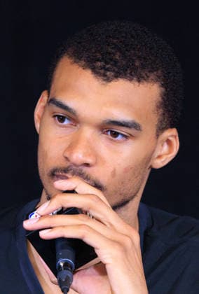 March 16, 2026, Inglewood, California, USA: Victor Wembanyama 1 of the San Antonio Spurs attends a press conference, PK, Pressekonferenz after winning a regular season NBA, Basketball Herren, USA game against the Los Angeles Clippers on Monday March 16, 2026 at Intuit Dome Arena in Inglewood, California. JAVIER ROJAS PI Inglewood USA - ZUMAp124 20260316_zaa_p124_106 Copyright: xJavierxRojasx