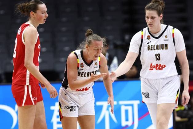 Belgium s Elise Ramette pictured during a basket game between Belgium s national team, Nationalteam Belgian Cats and Czech Republic, in Wuhan, China, on Tuesday 17 March 2026, the fifth game (out of 5) of the qualifications phase for the World Cup Basket tournament. NIKOLAxKRSTIC  x167812067x