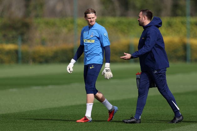 Tottenham Training 17. März 2026, Enfield Tottenham Hotspur Training ottenham Hotspur Torwart Antonin Kinsky Foto Charlotte Wilson Abseits Enfield UK  Copyright: xCharlottexWilsonx xOffsidexOffside