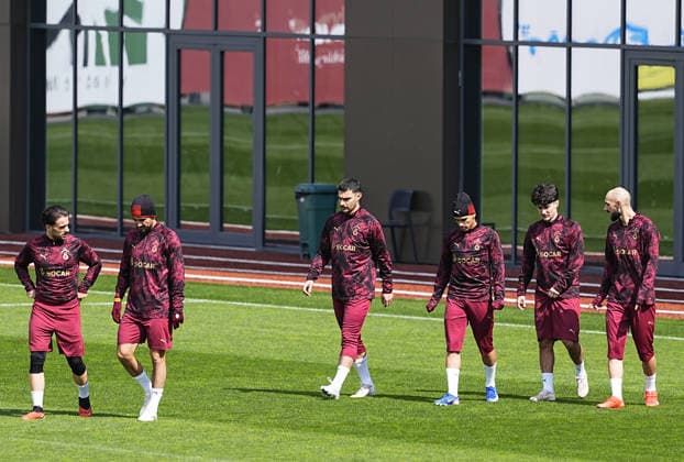 Ahead of Liverpool v Galatasaray - UEFA Champions League ISTANBUL, TURKIYE - MARCH 17: Players of Galatasaray take part in the training session at Metin Oktay Facilities ahead of their UEFA Champions League last 16 away match against Liverpool, in Istanbul, Turkiye on March 17, 2026. Esra Bilgin Anadolu Istanbul Turkey. Editorial use only. Please get in touch for any other usage.  Copyright: x2026xAnadoluxEsraxBilginx