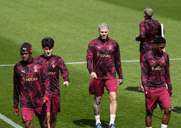 Ahead of Liverpool v Galatasaray - UEFA Champions League ISTANBUL, TURKIYE - MARCH 17: Mauro Icardi of Galatasaray takes part in the training session at Metin Oktay Facilities ahead of their UEFA Champions League last 16 away match against Liverpool, in Istanbul, Turkiye on March 17, 2026. Esra Bilgin Anadolu Istanbul Turkey. Editorial use only. Please get in touch for any other usage.  Copyright: x2026xAnadoluxEsraxBilginx