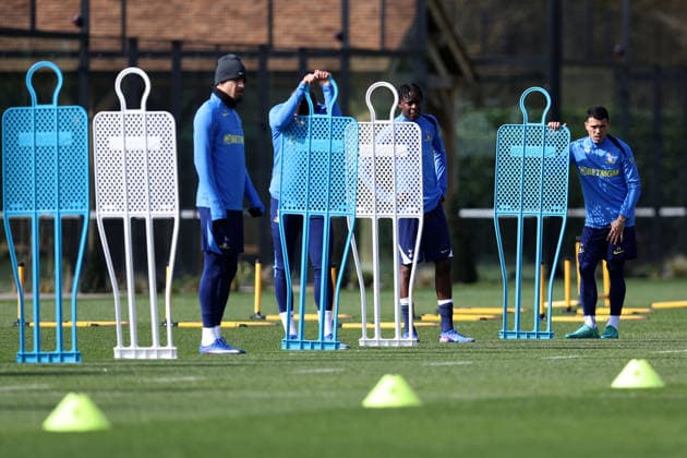 Tottenham Training 17 März 2026, Enfield Tottenham Hotspur Training Pedro Porro von Tottenham Hotspur Foto Charlotte Wilson Abseits Enfield UK  Copyright: xCharlottexWilsonx xOffsidexOffside