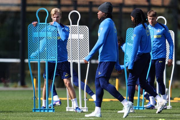 Tottenham Training 17. März 2026, Enfield Tottenham Hotspur Training Lucas Bergvall von Tottenham Hotspur Foto Charlotte Wilson Abseits Enfield UK  Copyright: xCharlottexWilsonx xOffsidexOffside