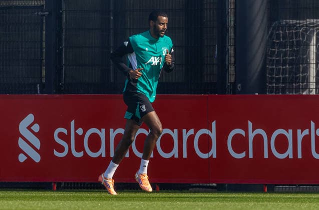 Football - UEFA Champions League - Round of 16 - 2nd Leg - Liverpool FC v Galatasaray A.Åž. - MD-1 LIVERPOOL, ENGLAND - Tuesday, March 17, 2026: Liverpool s Alexander Isak during a training session at the AXA Training Centre ahead of the UEFA Champions League Round of 16 2nd Leg match between Liverpool FC and Galatasaray A.Åž. (Photo by David Rawcliffe Propaganda) LIVERPOOL AXA Training Centre MERSEYSIDE ENGLAND  Copyright: xDavidxRawcliffex P2026-03-17-Liverpool_Galatasaray_MD-1-9