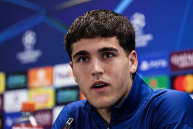 March 17, 2026, Sant Joan Despi, Barcelona, SPAIN: Pau Cubarsi of FC Barcelona, Barca attends his press conference, PK, Pressekonferenz during the training day of FC Barcelona ahead the UEFA Champions League 2025 26, football match against Newcastle United at Ciudad Esportiva Joan Gamper on March 17, 2026 in Sant Joan Despi, Barcelona, Spain. Sant Joan Despi SPAIN - ZUMAa181 20260317_zaa_a181_023 Copyright: xJavierxBorregox