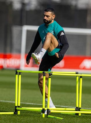Football - UEFA Champions League - Round of 16 - 2nd Leg - Liverpool FC v Galatasaray A.Åž. - MD-1 LIVERPOOL, ENGLAND - Tuesday, March 17, 2026: Liverpool s Mohamed Salah during a training session at the AXA Training Centre ahead of the UEFA Champions League Round of 16 2nd Leg match between Liverpool FC and Galatasaray A.Åž. (Photo by David Rawcliffe Propaganda) LIVERPOOL AXA Training Centre MERSEYSIDE ENGLAND  Copyright: xDavidxRawcliffex P2026-03-17-Liverpool_Galatasaray_MD-1-42