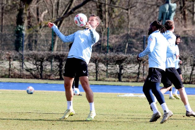 DEU, DFL, 2 FBL Hertha BSC, Training, 17 03 2026, Hanns Braun Stadion, Berlin, DEU, DFL, 2 FBL Hertha BSC, Training, im Bild Paul Seguin Hertha BSC Berlin 30 DFL regulations prohibit any use of Photographs as image sequences and or quasi video nordphotoxGmbHx xEngler nph00076