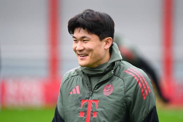 Minjae KIM FC Bayern Muenchen , single picture,cropped single motif,portrait,portrait,portrait final training on 17 03 2026 Soccer Champions League,season 2025 26, round of 16 FC Bayern Muenchen Atalanta Bergamo on 18 03 2026