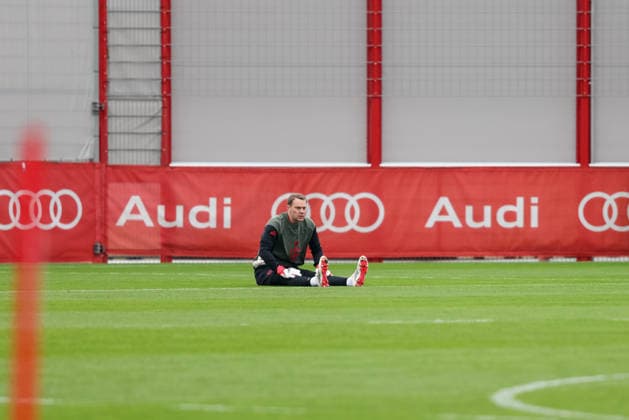 Manuel Neuer FC Bayern Muenchen, 01 , GER, Final training, FC Bayern Muenchen, Football, UEFA Champions League, Round of 16, Second leg, 2025 2026 season, 17 03 2026, GER, Final training, FC Bayern Muenchen, Football, UEFA Champions League, Round of 16, Second leg, 2025 2026 season, 17 03 2026 Muenchen Copyright: xEibner-Pressefoto JennixMaulx EP_JML