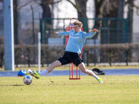 Soccer, Men, Season 2025 26, 2 Bundesliga, Hertha BSC, Training, Luca Schuler Hertha BSC , 17 03 2026, Copyright: xSebastianxRäppold MatthiasxKochx