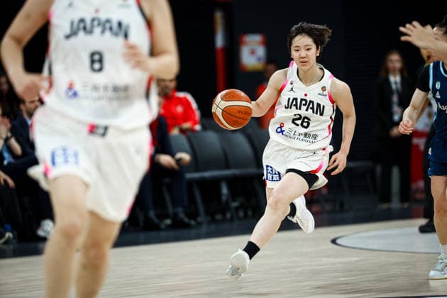 Japan vs Argentina Women s Basketball World Cup 2026 Qualifying Tournaments Kokoro Tanaka of Japan national team, Nationalteam dribbles the ball during the Women s Basketball World Cup 2026 Qualifying Tournaments Group Phase - Group A between Japan National Team and Argentina National Team at Turkcell Basketball Development Center on March 17, 2026 in Istanbul, Turkey. Istanbul Istanbul Turkey Copyright: xBurakxBasturkx