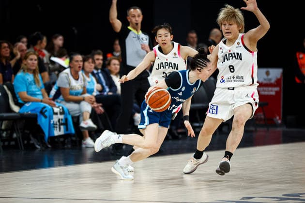 Japan vs Argentina Women s Basketball World Cup 2026 Qualifying Tournaments Melisa Gretter of Argentina national team, Nationalteam dribbles the ball during the Women s Basketball World Cup 2026 Qualifying Tournaments Group Phase - Group A between Japan National Team and Argentina National Team at Turkcell Basketball Development Center on March 17, 2026 in Istanbul, Turkey. Istanbul Istanbul Turkey Copyright: xBurakxBasturkx