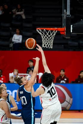 Japan vs Argentina Women s Basketball World Cup 2026 Qualifying Tournaments Ramu Tokashiki of Japan national team, Nationalteam and Agostina Burani of Argentina National Team grab the rebound during the Women s Basketball World Cup 2026 Qualifying Tournaments Group Phase - Group A between Japan National Team and Argentina National Team at Turkcell Basketball Development Center on March 17, 2026 in Istanbul, Turkey. Istanbul Istanbul Turkey Copyright: xBurakxBasturkx