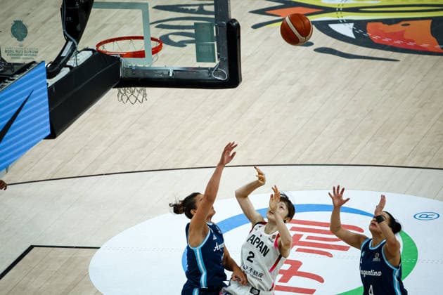 Japan vs Argentina Women s Basketball World Cup 2026 Qualifying Tournaments Norika Konno of Japan national team, Nationalteam shoots a two-pointer during the Women s Basketball World Cup 2026 Qualifying Tournaments Group Phase - Group A between Japan National Team and Argentina National Team at Turkcell Basketball Development Center on March 17, 2026 in Istanbul, Turkey. Istanbul Istanbul Turkey Copyright: xBurakxBasturkx