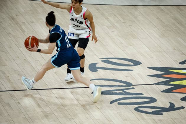 Japan vs Argentina Women s Basketball World Cup 2026 Qualifying Tournaments Melisa Gretter of Argentina national team, Nationalteam passes the ball during the Women s Basketball World Cup 2026 Qualifying Tournaments Group Phase - Group A between Japan National Team and Argentina National Team at Turkcell Basketball Development Center on March 17, 2026 in Istanbul, Turkey. Istanbul Istanbul Turkey Copyright: xBurakxBasturkx