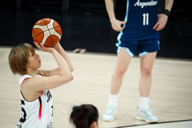 Japan vs Argentina Women s Basketball World Cup 2026 Qualifying Tournaments Nanako Todo of Japan national team, Nationalteam takes a free throw during the Women s Basketball World Cup 2026 Qualifying Tournaments Group Phase - Group A between Japan National Team and Argentina National Team at Turkcell Basketball Development Center on March 17, 2026 in Istanbul, Turkey. Istanbul Istanbul Turkey Copyright: xBurakxBasturkx
