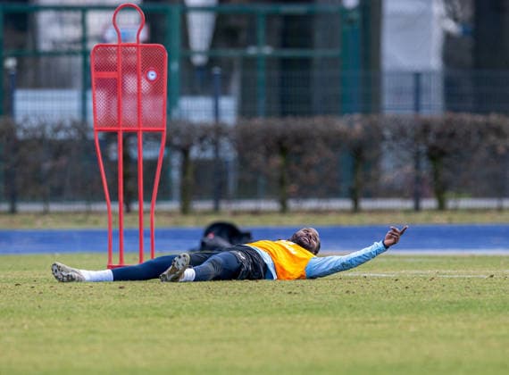 Soccer, Men, Season 2025 26, 2 Bundesliga, Hertha BSC, Training, Deyovaisio Zeefuik Hertha BSC , 17 03 2026, Copyright: xSebastianxRäppold MatthiasxKochx