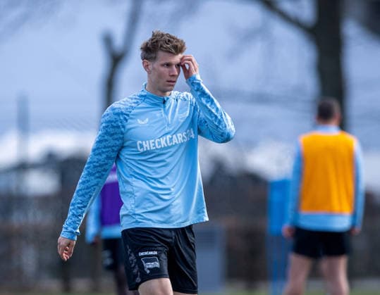Soccer, Men, Season 2025 26, 2 Bundesliga, Hertha BSC, Training, Luca Schuler Hertha BSC , 17 03 2026, Copyright: xSebastianxRäppold MatthiasxKochx