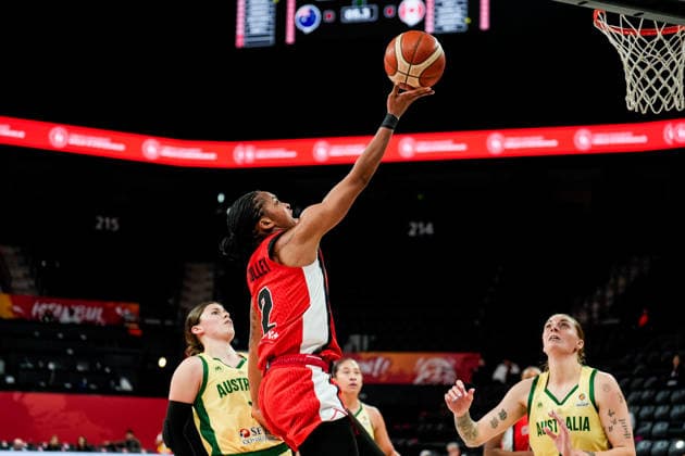Basketball, Women, World Championship Qualifier, Australia - Canada
