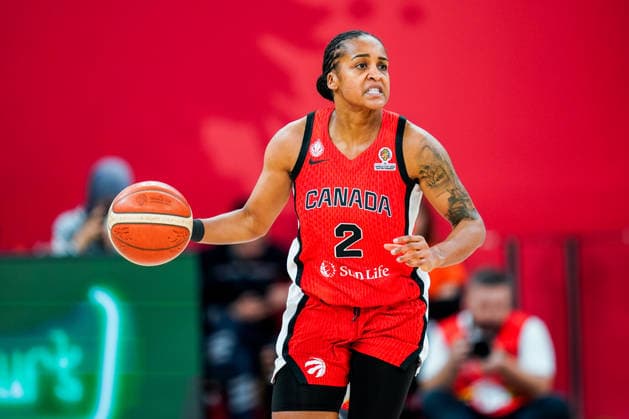 Australia v Canada - Women s World Cup 2026 Qualifier Shay Colley of Canada looks on during the Women s World Cup 2026 Qualifier between Australia and Canada at Turkcell Basketball Development Center in Istanbul, Turkey, on March 17, 2026. Istanbul Istanbul Turkey  Copyright: xYagizxGurtugx originalFilename:gurtug-australi260317_npuwN.jpg
