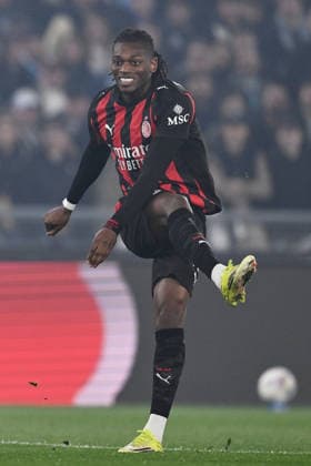 SS Lazio v AC Milan - Serie A Rafael Leao of A.C. Milan is in action during the 29th matchday of the Serie A championship between S.S. Lazio and A.C. Milan at the Olympic Stadium on March 15, 2026, in Rome, Italy. Rome Italy  Copyright: xDomenicoxCippitellix originalFilename:cippitelli-sslaziov260315_np3Gd.jpg