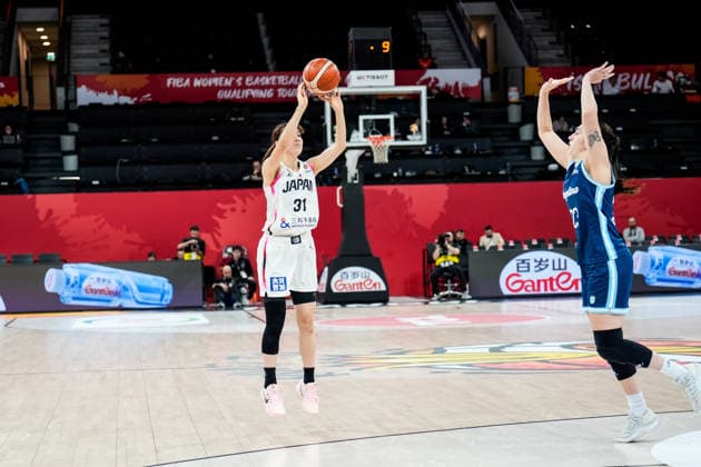 Japan v Argentina - Women s World Cup 2026 Qualifier Aika Hirashita of Japan competes during the Women s World Cup 2026 Qualifier between Japan and Argentina at Turkcell Basketball Development Center on March 17, 2026, in Istanbul, Turkey. Istanbul Turkey  Copyright: xYagizxGurtugx originalFilename:gurtug-japanvar260317_np9QW.jpg