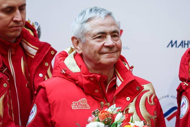 RUSSIA, MOSCOW - MARCH 17, 2026: President of the Russian Paralympic Committee Pavel Rozhkov attends a press conference, PK, Pressekonferenz on the Russian team s performance at the 2026 Winter Paralympic Games, at the GUM department store. The Russian team scored third in the overall medal standings, bringing home the total of 12 medals (8 gold, 1 silver and 3 bronze). Sergei Bulkin TASS  90167336