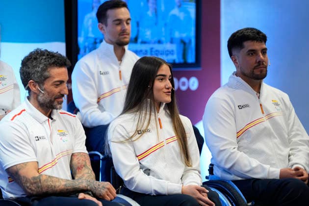 March 17, 2026, Madrid, Madrid, Spain: Iraide Rodriguez during the reception of the Spanish athletes who participated in the MilanoÃ¢â‚¬Cortina 2026 Winter Paralympic Games, held at the headquarters of the Higher Sports Council (CSD) on March 17, 2026 in Madrid, Spain. Madrid Spain - ZUMAa181 20260317_zaa_a181_056 Copyright: xOscarxJ.xBarrosox